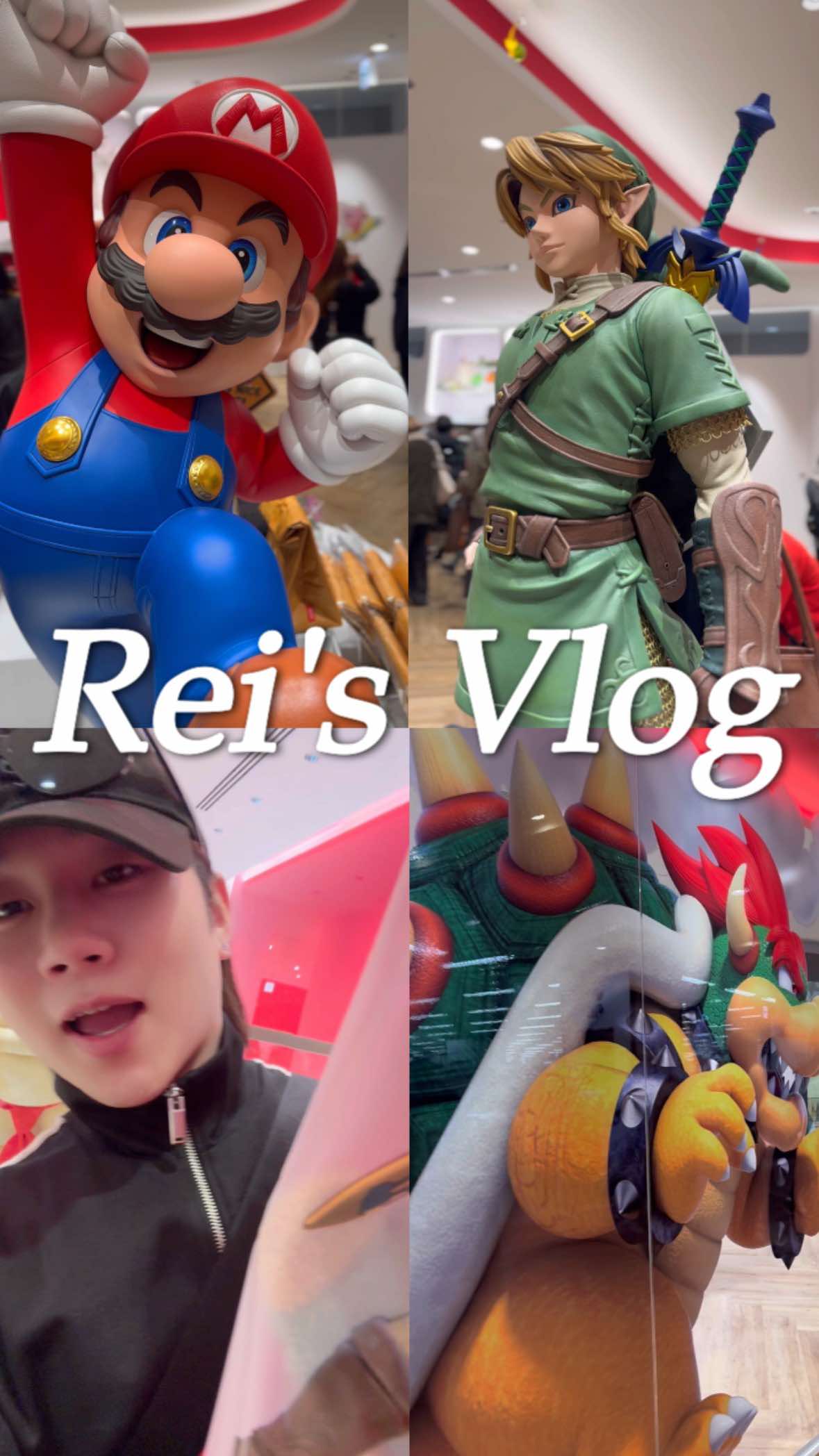 Rei's Vlog At Nintendo Fukuoka #nintendo #epithymia #rei #Vlog #shopping 