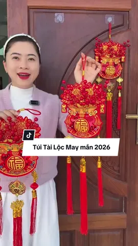 Túi tài lộc bình an may mắn năm mới 2026 #tuitailoc #phukientet #phukientrangtritet #liengtreotet #daytreotet 