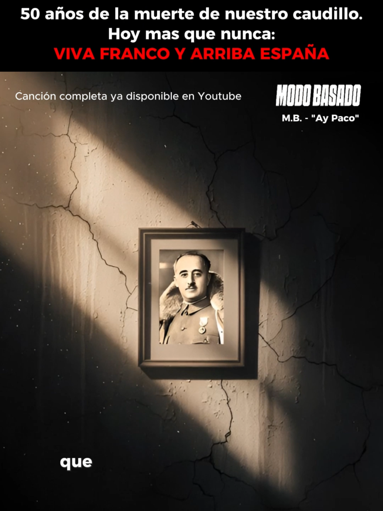 Búscanos en Youtube para escucharla entera. Si te ha gustado suscríbete a nuestro canal y comparte!