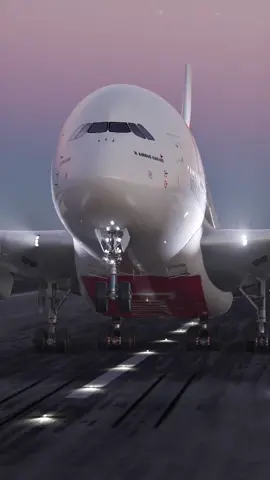 Emirates A380 takeoff from Dubai #aviation #fyp #dubai #uae 
