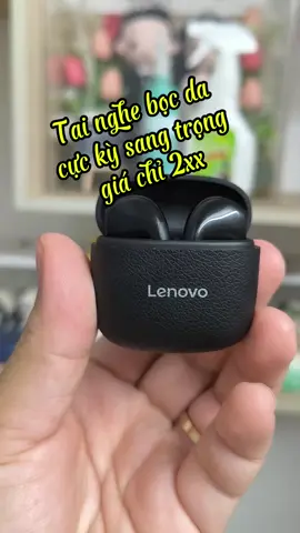 Tai nghe Lenovo chính hãng, hộp sạc giả da xịn xò #lenovo #tainghe #tainghelenovo #tainghebluetooth #lenovoea166 