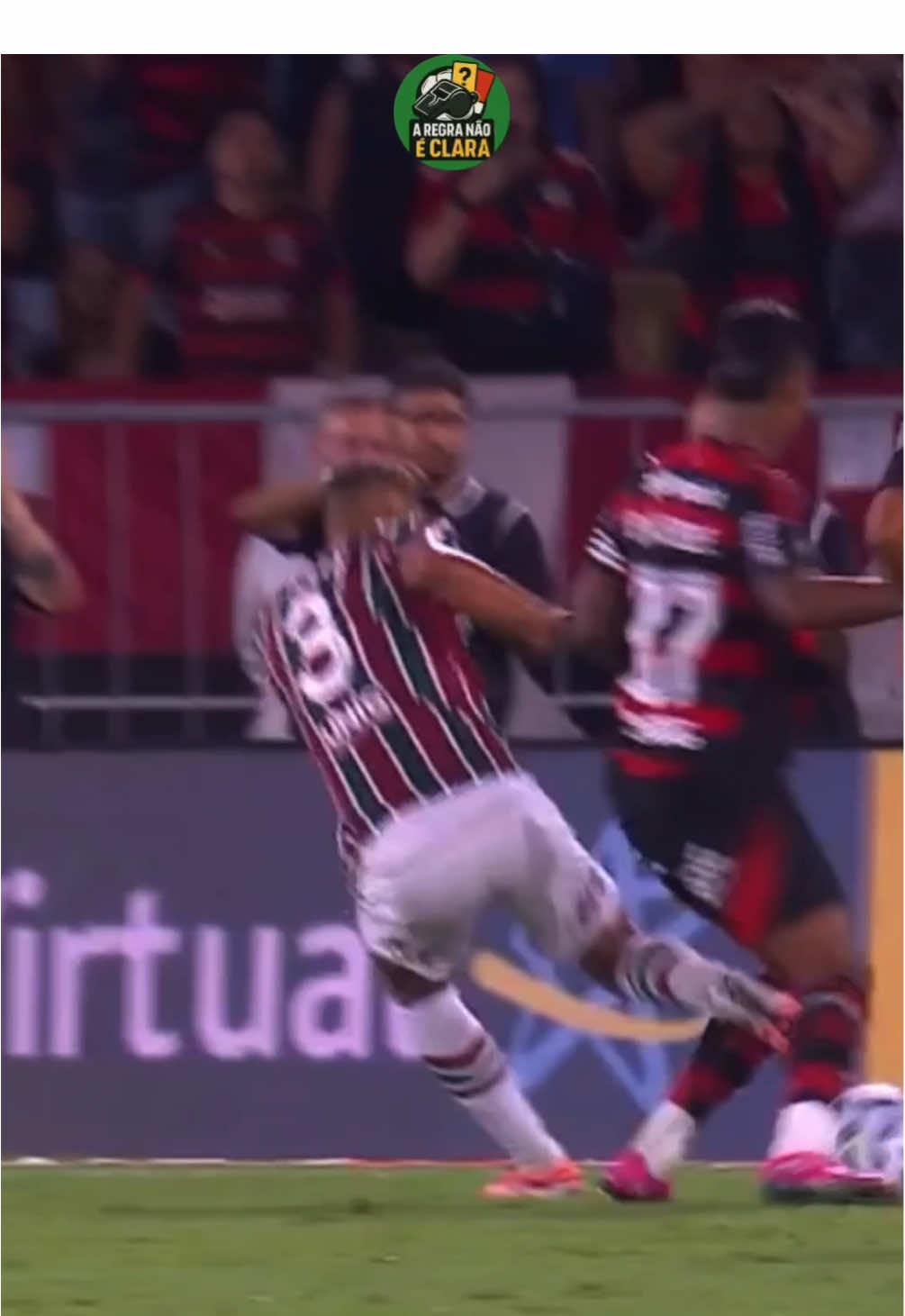 Áudio do var, pênalti não marcado para o Flamengo! (Fluminense 2x1 Flamengo) #flamengo #flamengosempre #fluminense #fluminensefc 