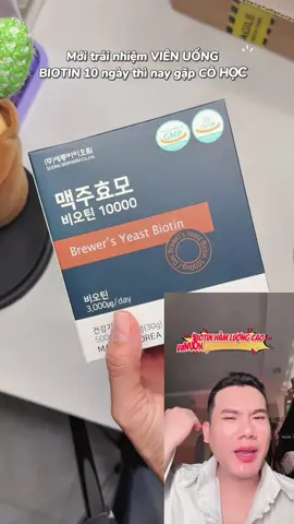 Viên uống hỗ trợ mọc tóc Biotin Men Bia Khô,cứu tinh của mái tóc gãy rụng,giúp tóc mọc dầy ,mọc dài….#tocdep #biotin #hankorea #viral #thuyreview93 