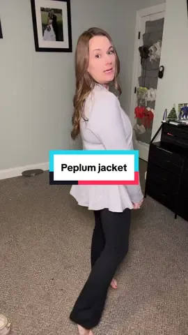 Halara peplum jacket @Halara #halara #peplumtop #tiktokshopholidayhaul #tiktokshopcybermonday #tiktokshopblackfriday 