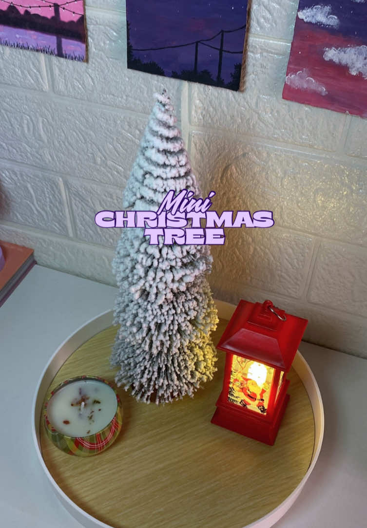 ang cute ng mini christmas tree na to, perfect decor for your table. #minichristmastree #christmastreedecor #christmasdecor #tabledecor 