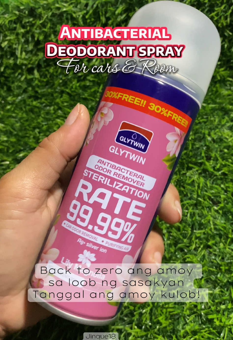 GLYTWIN antibacterial spray tanggal smoy kulob sa sasakyan. #antibacterialdeodorant #antibacterialdeodorantspray #carairfreshener #glytwin #fyppppppppppppppppppppppp 