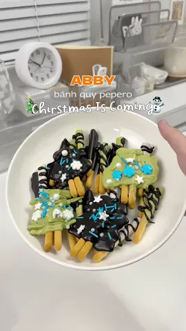 Christmas Is Coming ❄️☃️🍧 Rinh ngay 1 set về làm thử nhoa  #abbydolambanh #pepero #setnguyenlieu #abby #ancungtiktok 