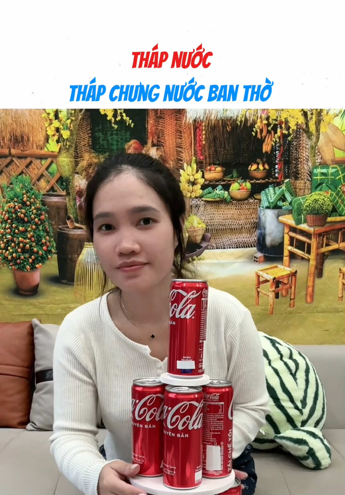 tháp nhớc chưng ban thờ gọn gàng , đẹp mà k sợ bị đổ đâu nha #thapchungnuoc #thapnuoctailoc #thapnuoc #thapchungnuoctrenbantho #taphoanamnam 