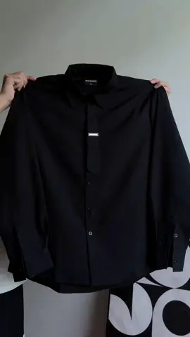 Áo sơ mi dài tay nẹp cà vạt đính tag kim loại #aosomi #phoidoxinh #macdepmoingay #xuhuong #fypシ゚ 