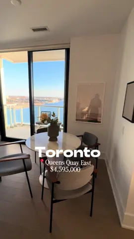 Gorgeous Corner Condo Tour | Experience waterfront living in the heart of Toronto.  #luxuryhighrise  #TorontoRealEstate  #fyp  #homesbyjaleesa  #apartmenttour 