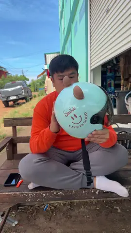 Smile หมวกกันน็อคกึ่งเต็มใบผู้ใหญ่#หมวกกันน็อค #tiktokแคมป์ปิ้ง #หมวกกันน็อคผู้ใหญ่ #หมวกกันน็อคกึ่งเต็มใบ 