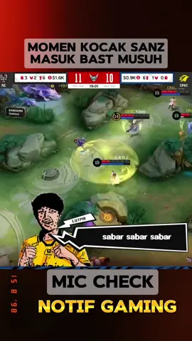 #WinWithMLBB #MLBB Momen Kocak Onic Sanz Masuk Base Musuh 😂 #mobilelegends #mlbb #shorts 