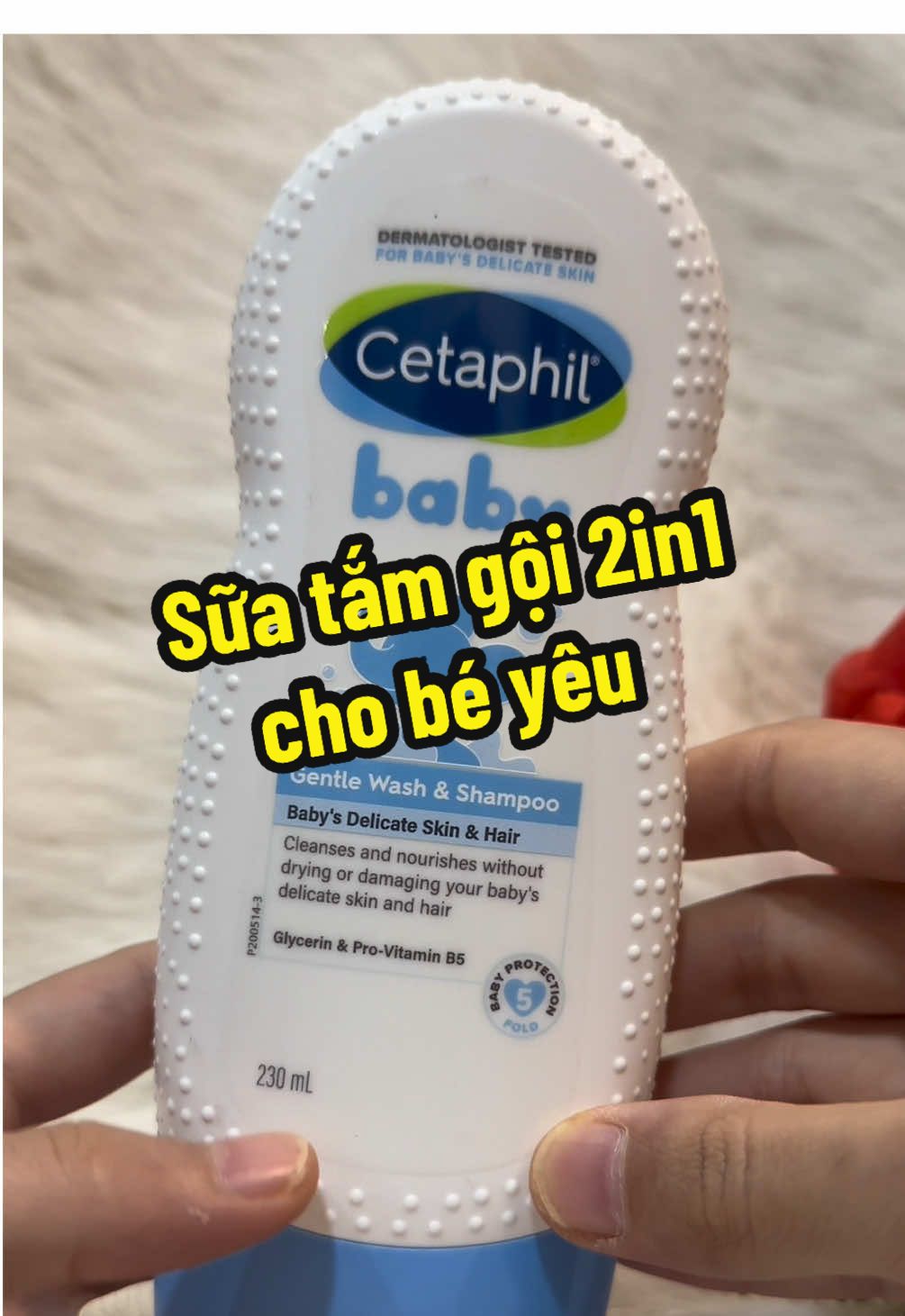 Sữa tắm gội dịu lành cho bé Cetaphil #suatamgoi #suatamgoitreem #dososinh #xh #embedangyeu 