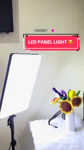 ✨ Light up your creativity! ✨ Upgrade your studio setup with this LED Panel Light Video Studio Fill Light – perfect for photography, makeup tutorials, and content creation. Available in 11, 16, 19, and 24 inches and comes with a sturdy tripod for hassle-free setup.#newaffiliatehere #tripod #studiolight #fyp #lightroom 