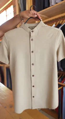 Camisa Gola Polo de Linho! #fyp #tiktokshop #modamasculina #linho 