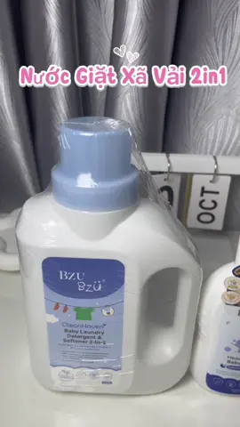 Bzu bzu nước giặt xã + sữa tắm dịu nhẹ + khăn ướt cho bé . #bzubzu  