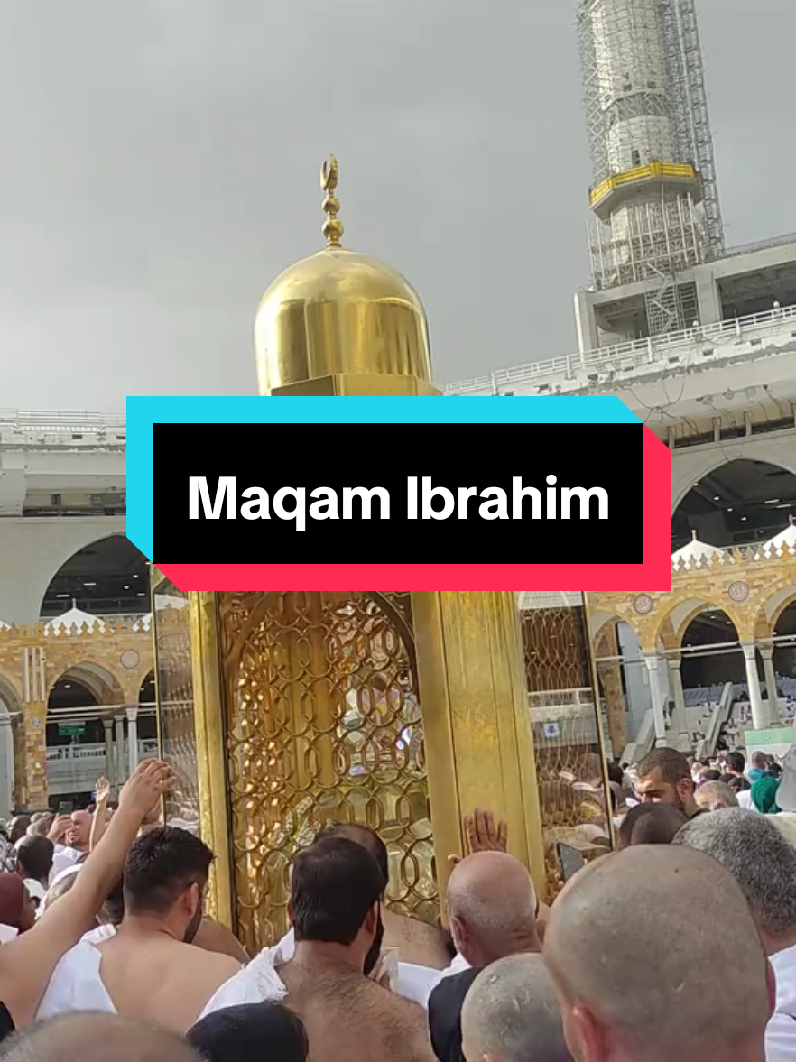 Tempat yang mustajab berdoa di belakang Maqam Ibrahim#maqam #ibrahim #makkah 