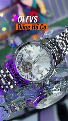 Đồng hồ lộ tim cơ cuốn hút. Đồng hồ cơ Olevs #donghonam #donghocokhi #donghoautomatic #olevs #olevswatch 