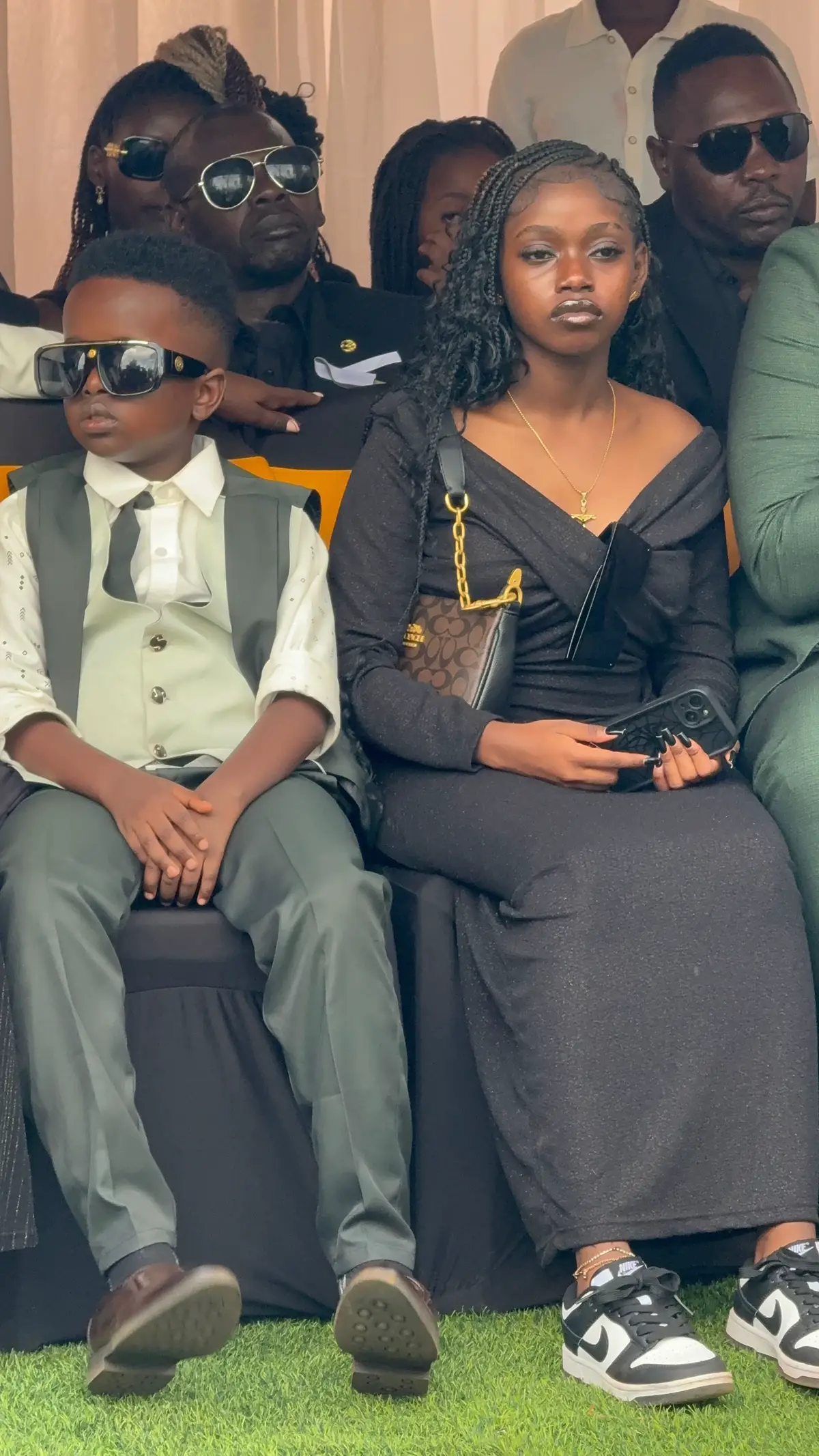 Take heart sky and Danny during Betty Bayo burial  #obidandela #fyp #trendingvideo #kanyari #bettybayo 