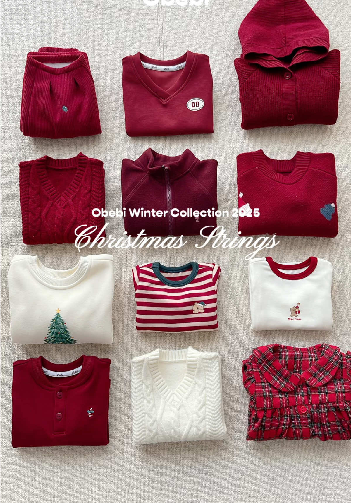Obebi Christmas Strings Collection ✨ #viral #obebi #christmas #giangsinh #noel