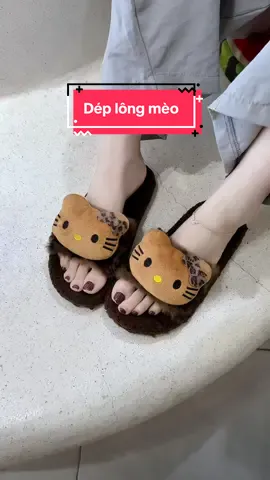 Dép lông mèo #vyvyreview #muataitiktokshop #depquaingang #deplong 