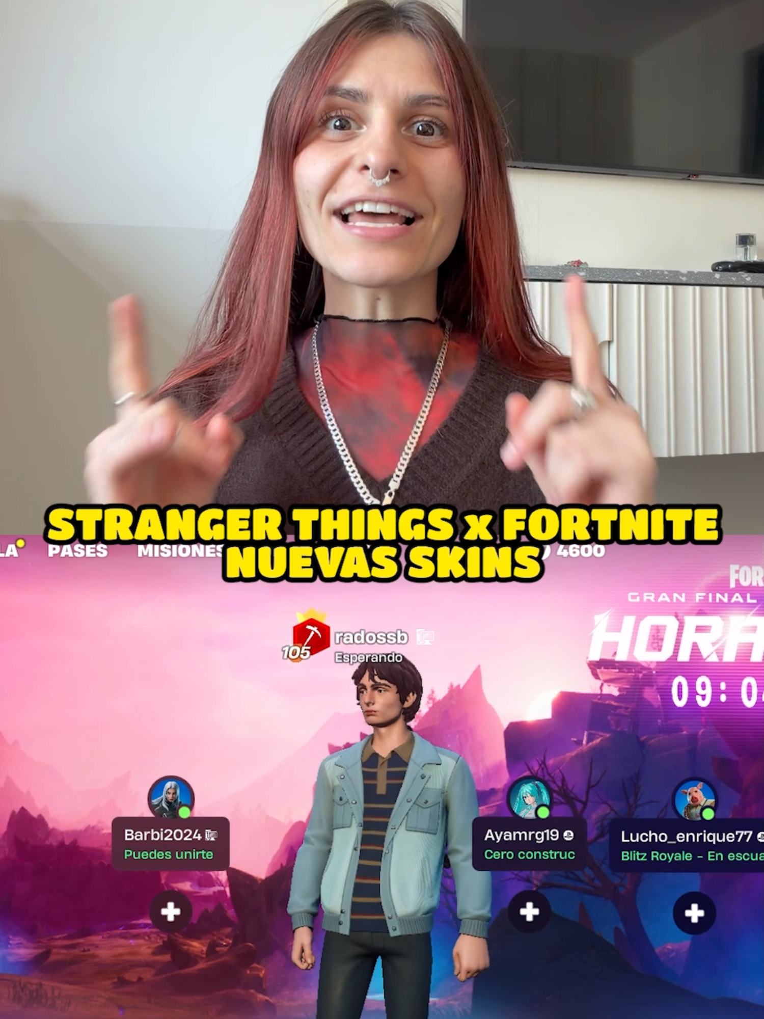 ASÍ SON LAS NUEVAS SKINS DE STRANGER THINGS x FORTNITE ✅😱 #EpicPartner #fortnite #fortniteclips #novedadesfortnite #noticiasfortnite #strangerthings
