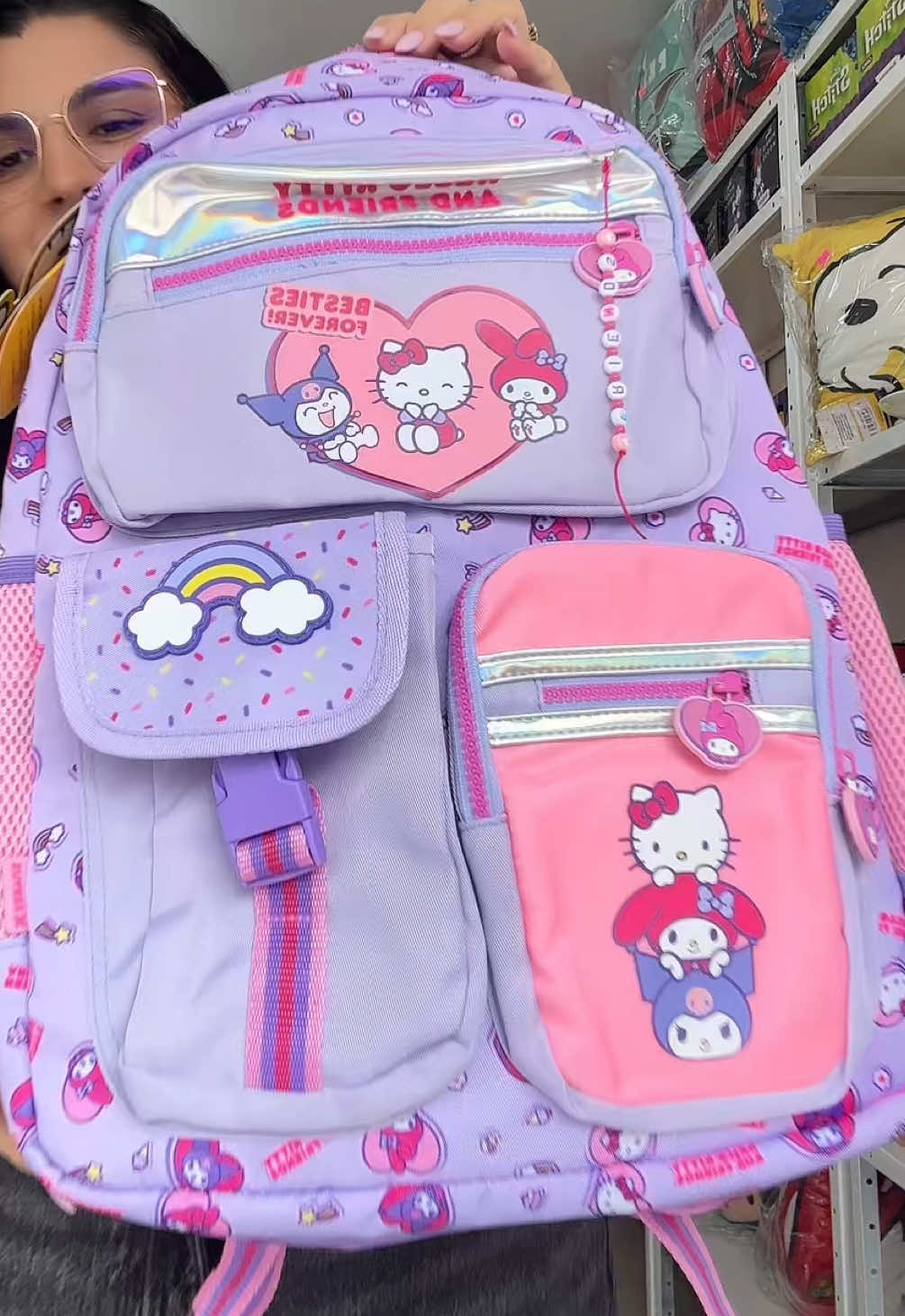 Avisando antes de esgotar 🤷🏻‍♀️#papelariafofa #papelariabelem #sanriobelem #mochilasanrio 