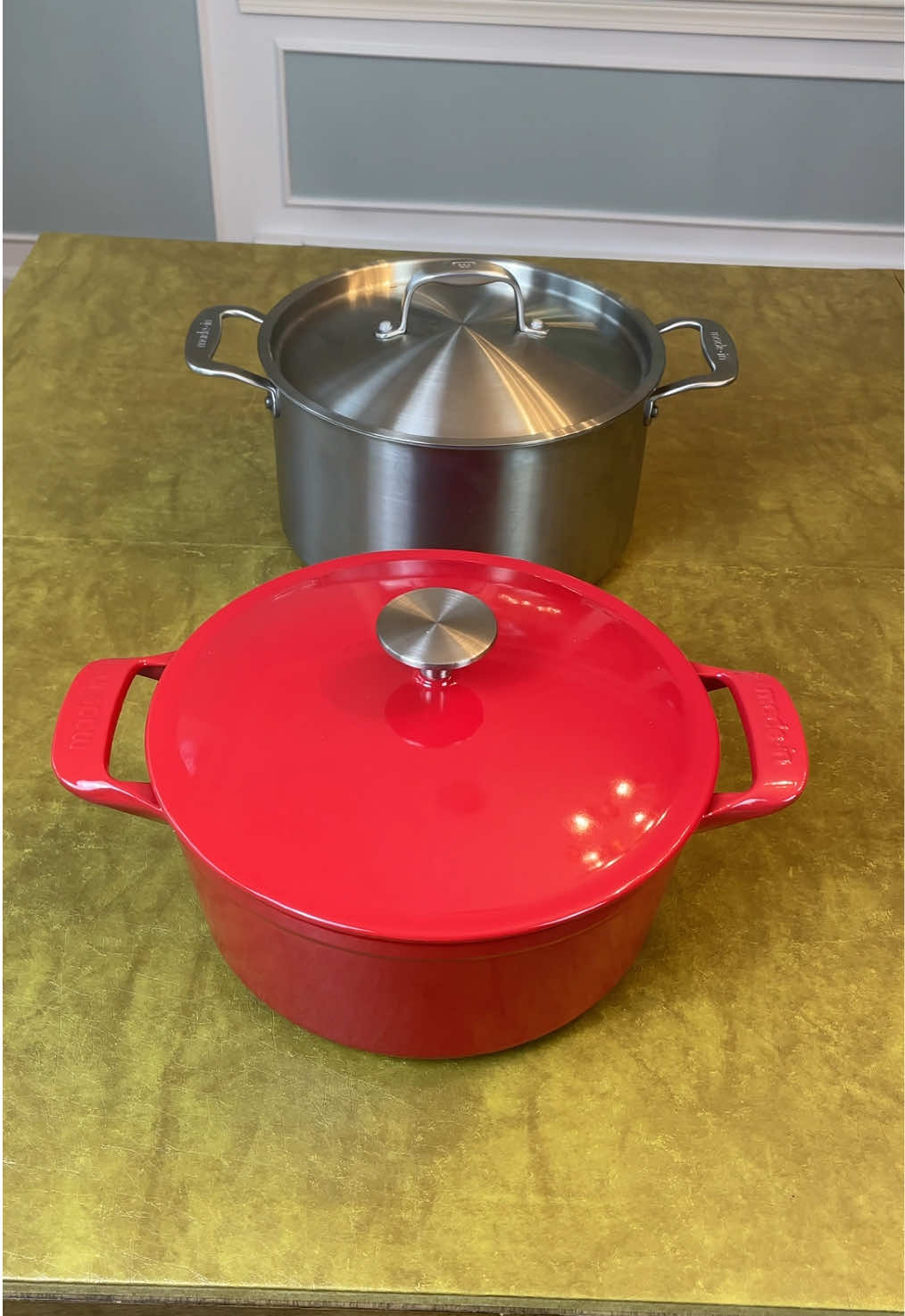 Dutch Oven vs. Stock Pot  What’s the difference between a Dutch oven and a stock pot? Stock pots are lightweight and heat up quickly, which makes them great for boiling pasta or making soup. Dutch ovens are heavier and retain heat longer, making them perfect for braising, slow cooking, and baking. Thank you to Made In for sponsoring this video (part 2 of our Cookware 101 series). I’ve been testing and reviewing Made In pans since the company was launched and it’s consistently one of the best performing brands. They offer a range of professional-quality cookware at fair prices at MadeInCookware.com.  @Made In Cookware  