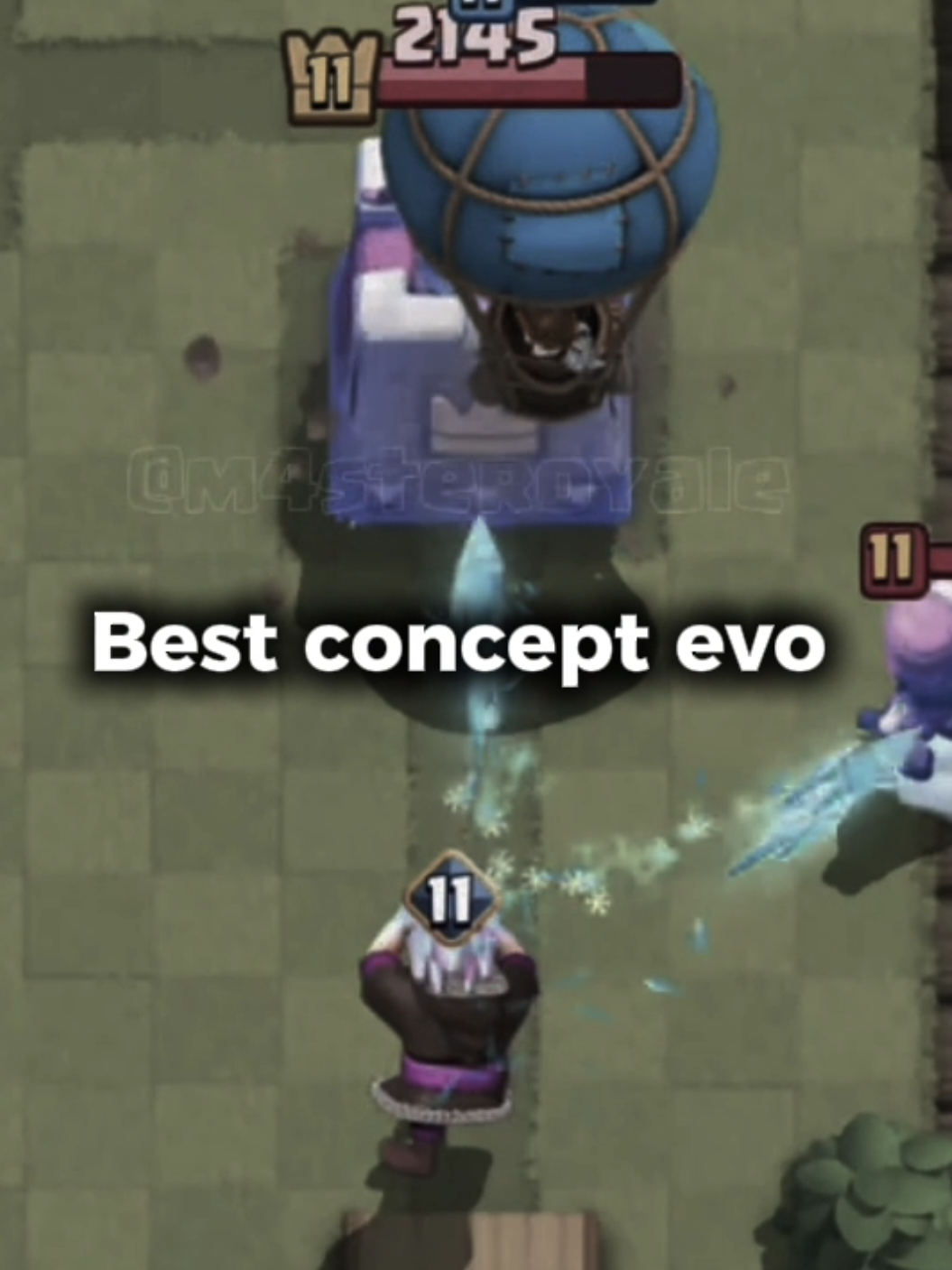 Best concept evo Clash Royale pt2  #clashroyale #clashroyalememes #evolutionchallenge #clashroyalemoments #fly 