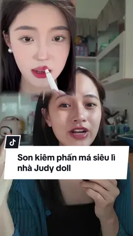 Son kiêm phấn má siêu lì nhà Judy doll #natranbeauty #sonbun #judydoll 