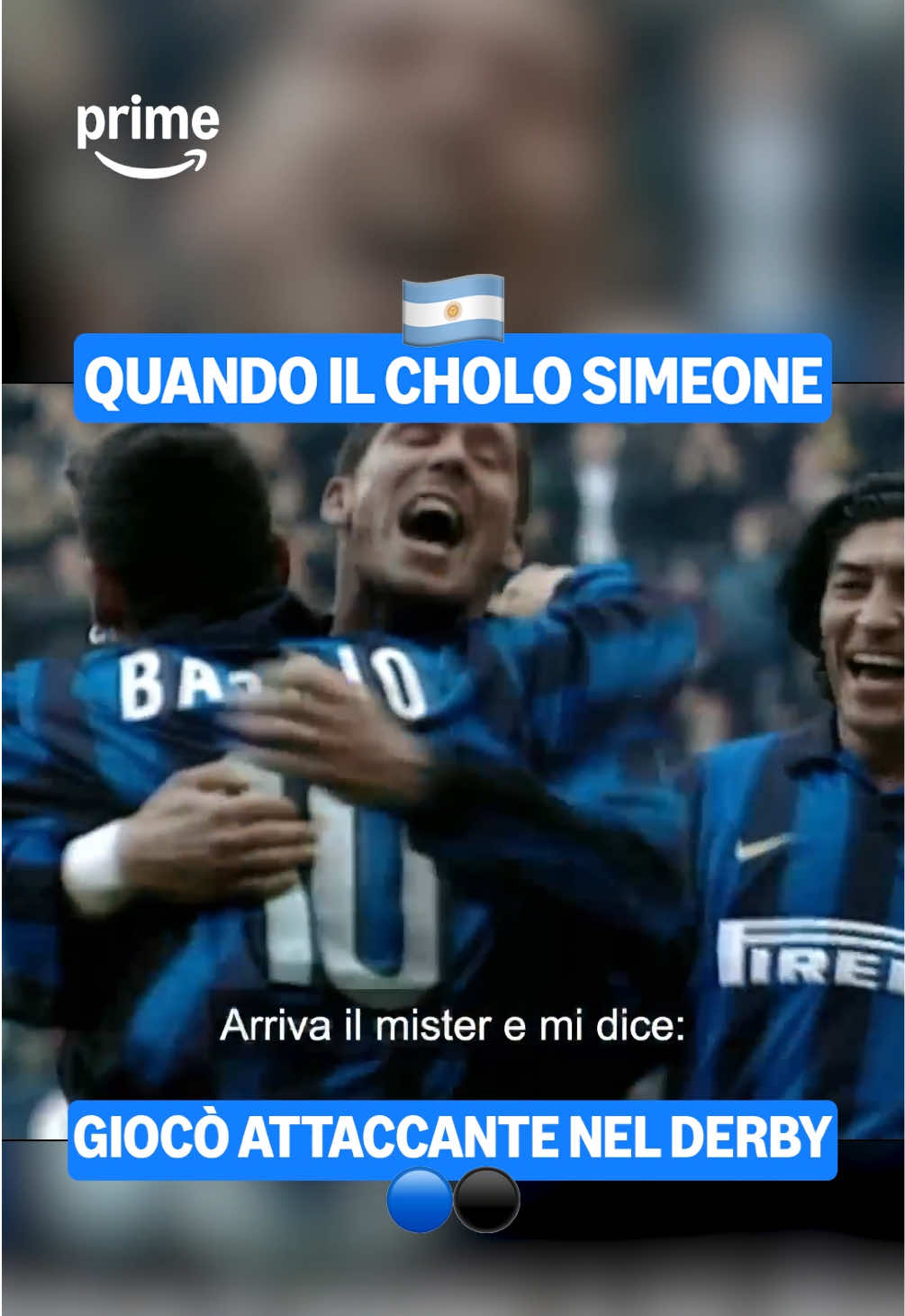 Il Cholo Simeone che gioca in coppia con Ronaldo e segna in Inter-Milan? Sì, è successo davvero 😮 📹 ‘Simeone. Vivere partita dopo partita’ è disponibile su Prime Video #calcio #seriea #inter #milan #simeone 