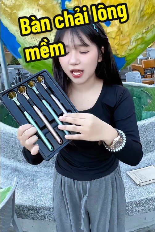 Bàn chải#banchaidanhrang #banchaidanhranglongmem 