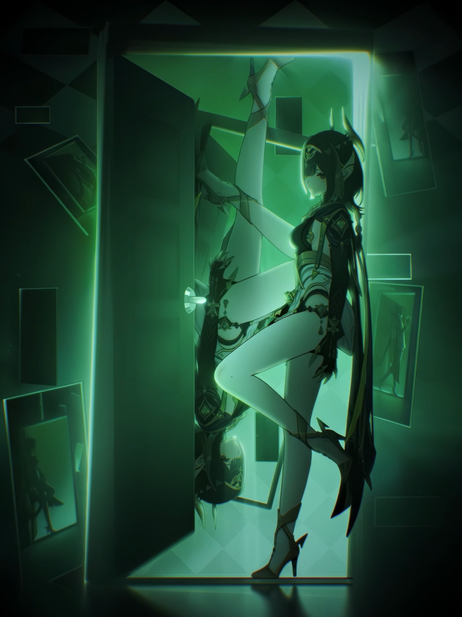 our jade goddess | intro made fully by me (процесс в тгк scilentio) | #genshin #genshinedit #genshinimpactedit #nefer #neferedit #nodkrai #hoyocreators