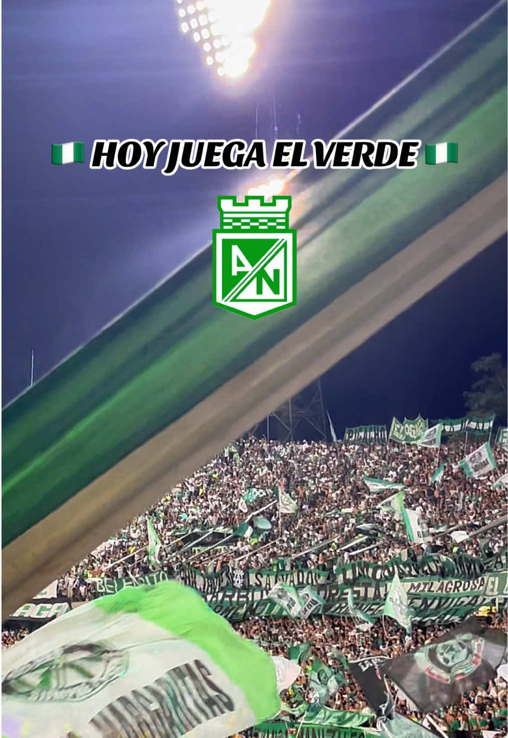 Hoy juega el verde  #hoyjuegaelverde #nacionalvsamerica #atleticonacional #nacional #ligabetplay 