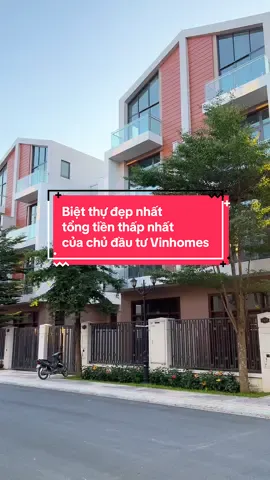 Dòng Biệt thự đẹp nhất và Giá Hợp lý nhất của cđt Vinhomes #vinhomesoceanpark3 