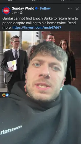 Man hunt for Enoch Burke but only at his house #irishculture #enochburke #irishhumour #irishnews #rtenews 