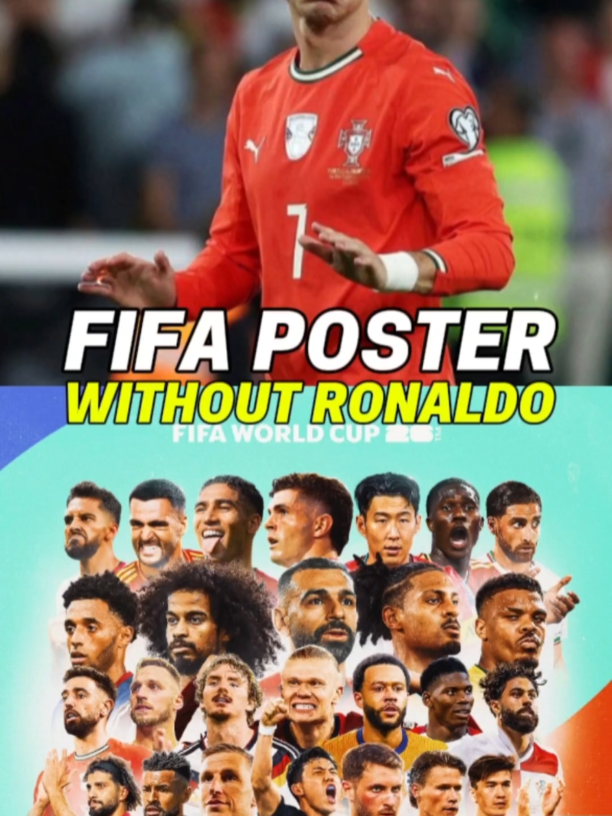 FIFA left Ronaldo out of the World Cup Poster