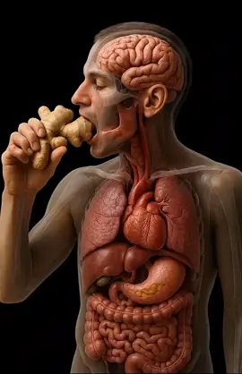 what happen while you eating fresh ginger after inside your body?😱😱🤮🤢#fyp #health #giner #scienceCraft #healthtips 