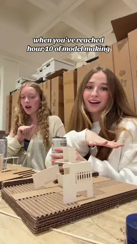 hell week came early☺️ #architecturestudent #uvaarchitecture #architecturetiktok #collegecore #modelmaking 