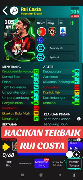 Racikan Rui Costa efootball 2026 #efootball #efootball2025 #efootballmobile #fyp 