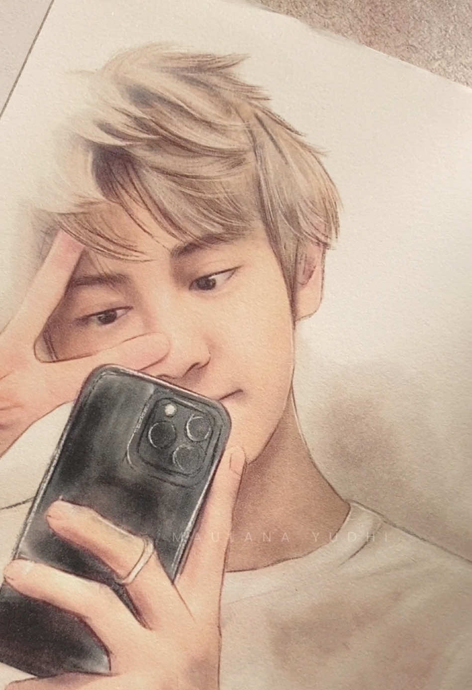 Chanyeol, what’s on your face? 🧐  #chanyeol #exo #art #challenge #fyp 