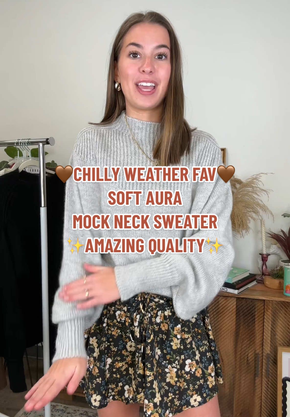 A chilly-weather favorite with all the cozy charm 💫 The Soft Aura Mock Neck Sweater brings that plush feel, easy silhouette, and chic mock neckline you’ll reach for all season long. 🧶 Soft ribbed texture throughout 🎈 Balloon sleeves for a subtle statement 🧵 Relaxed fit with a cozy mock neck 🎨 Offered in multiple timeless shades 💲 $39 #madisonandmallory #softaurasweater #mocknecksweater #fallfavorites #cozystyle         