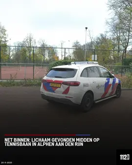 Bij tennisvereniging TEAN ging het donderdagochtend mis. 😢 #112 #alphen #aan #den #rijn 