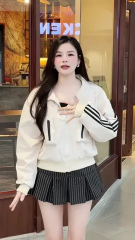 Áo gió lót lông nữ, áo gió sọc, áo gió nữ, áo khoác #aokhoacgio #aogio #aokhoacnu #aogiolotlong #aophao 