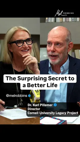 Want to know the real secret to a good life? Dr. Karl Pillemer is the director of Cornell’s Legacy Project and has spent years learning from thousands of people in their 80s, 90s, and 100s. And based on his research, he has the answer: Know the difference between what you can control and what you can’t - and act accordingly. You can control how you show up. You can control how you treat people. You can control what you give your time and attention to. But you can’t control outcomes.  You can’t control how someone responds to you. And you definitely can’t control the timing of life. So stop pouring your energy into the things you can’t control - and start investing in the things that actually make life meaningful. In today’s episode of The Mel Robbins Podcast, you’ll hear the most profound life lessons from Karl Pillemer - learned from people in their 80s, 90s, and 100s - insights that will change how you think about purpose, time, and what really matters. 🎧 “Life Lessons From 100-Year-Olds You Didn’t Know You Needed.” Listen now or watch on YouTube - search “Mel Robbins Life Lessons.” #melrobbins #melrobbinspodcast #newepisode #lifelessons