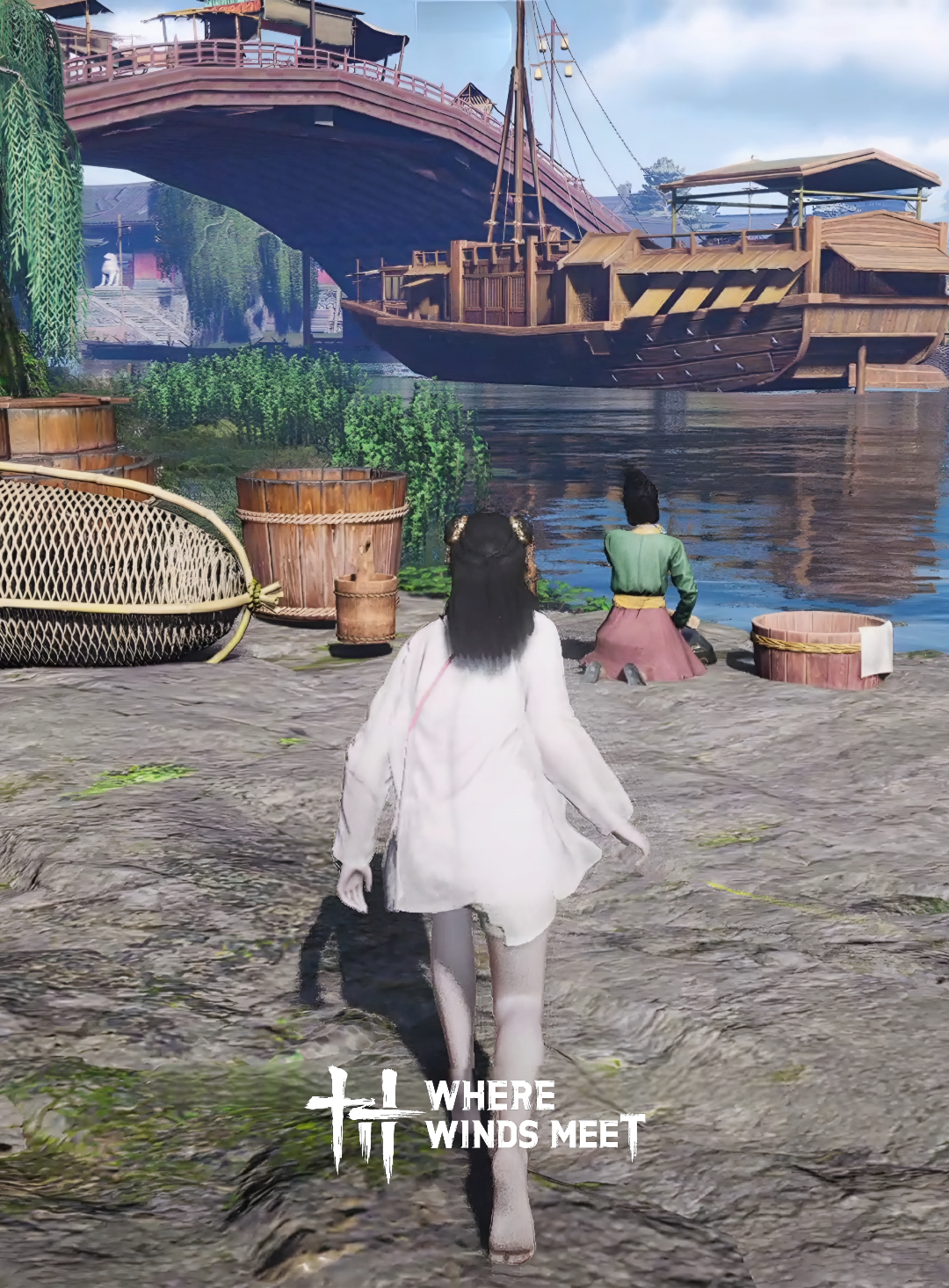 This is what I do when I'm playing the game 😅 #WhereWindsMeet #WWMCCPS1 #WWMCIES1 #mmorpg 