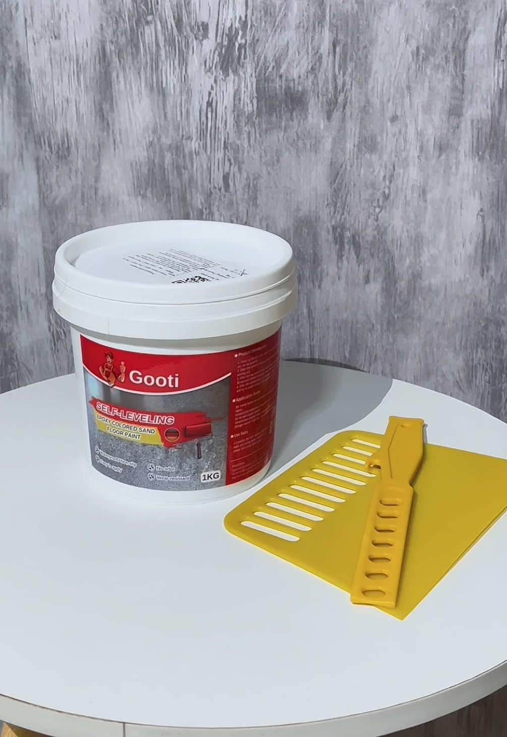 EPOXY COLORED SAND PAINT ✨#epoxyfloor #sandpaint #gootiepoxyfloorpaint #gooti #epoxycoloredsandfloorpaint 