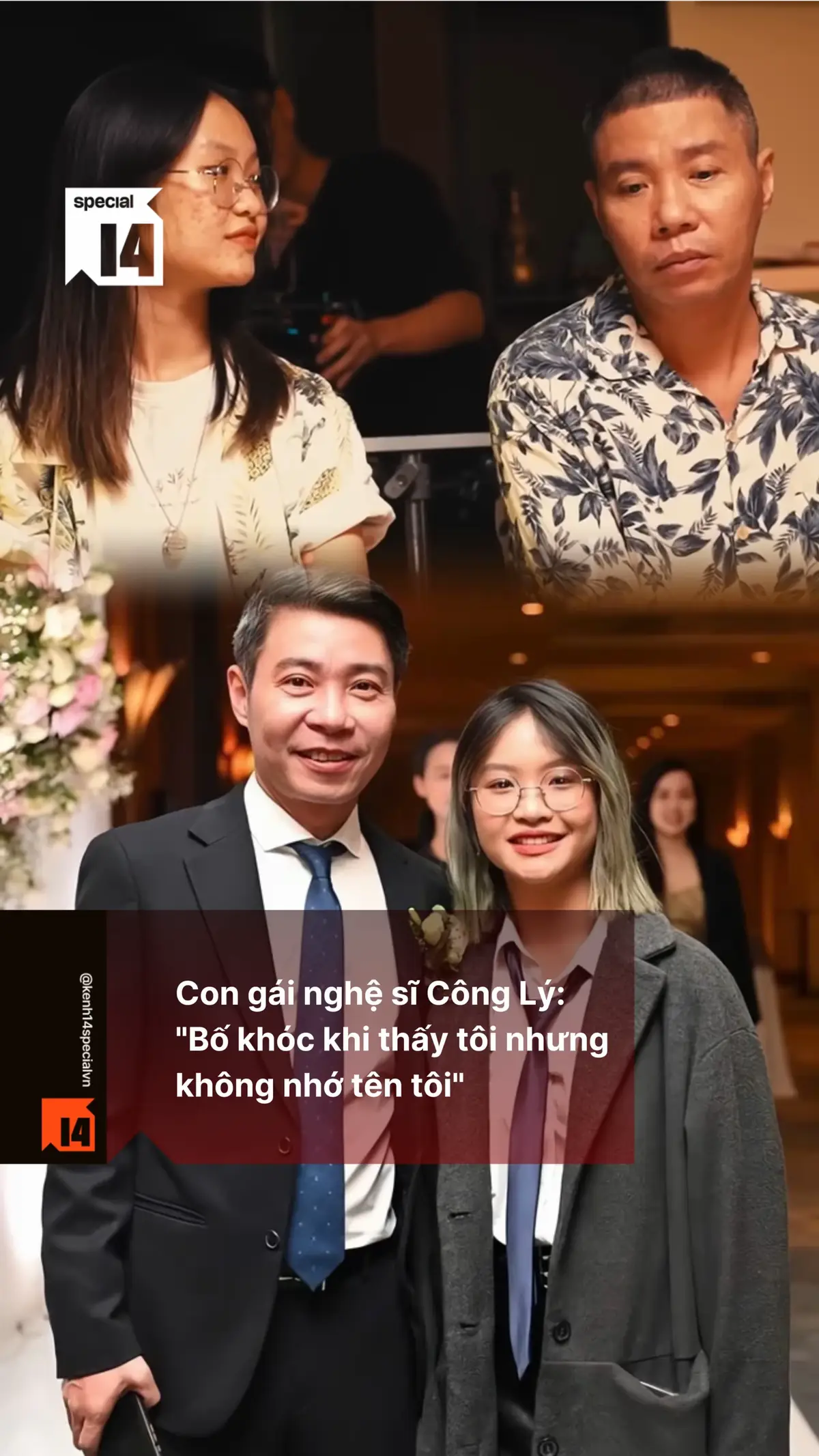 Con gái nghệ sĩ Công Lý: 