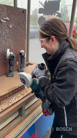 Sparks flew when @mikalaeade met the GWX 18V-15 PSC ✨ ✨✨ #BOSCHPROFESSIONAL #PowerTools #toolsinaction #Satisfying #ForYou