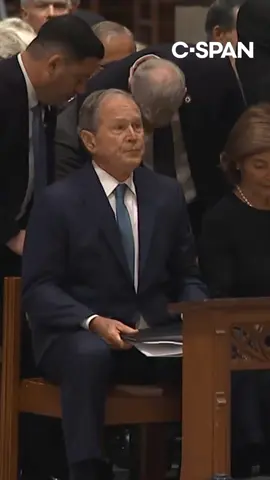 Former Presidents Joe Biden and George W. Bush arrived at the Washington National Cathedral on Thursday for the funeral of former Vice President Dick Cheney.   They were greeted by former Vice Presidents Kamala Harris, Mike Pence, Al Gore and Dan Quayle. #dickcheney #georgewbush #joebiden #cspan